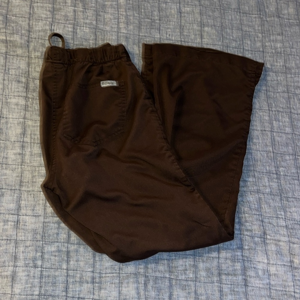Greys anatomy brown scrub pants